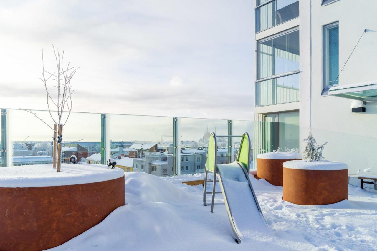 Juuri Valmistunut Yksio Rotuaarilla Apartment Оулу Екстериор снимка
